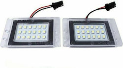 License Plate Lights for Volvo V70 / XC 70 1997-2000 2pcs