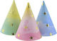 GoDan Party Hats 6τμχ Golden Stars 6pcs