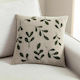 Gofis Home Decorative Pillow Case Herbal 705 from Velvet 06 Beige / Pine Green 43x43cm.