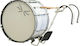Super Drum Tobă De Paradă Super Drum 20"x12" 20" În Culoare Argintie