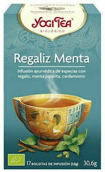 Yogi Tea Lemn dulce / Mentă Produs organic 17 Pungi 1.8gr