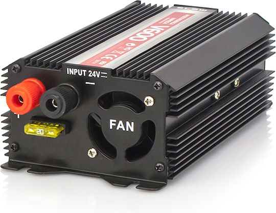 Blow V600 Car Inverter 300W to Converter 24V DC in 230V AC with 1xUSB