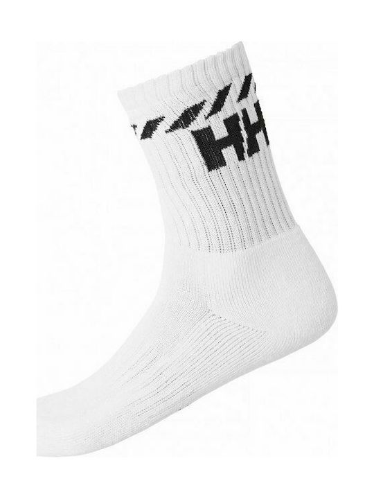 Helly Hansen Cotton Sport Αθλητικές Κάλτσες Λευκές 3 Ζεύγη