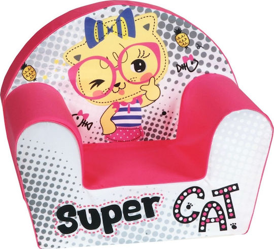 Παιδική Πολυθρόνα Super Cat Πολύχρωμη 42x52x32εκ.