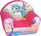 Armchair Little Unicorn with Armrests Fuchsia 42x52x32cm
