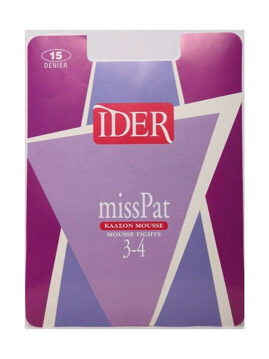 IDER Miss Pat 102 Mousse Women's Pantyhose Fume...