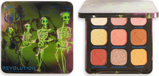 Revolution Beauty Corpse Bride Παλέτα με Σκιές Ματιών σε Στερεή Μορφή