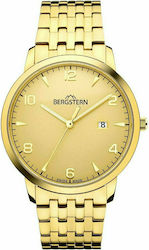 Bergstern Harmony Ρολόι με Μεταλλικό Μπρασελέ σε Χρυσό χρώμα