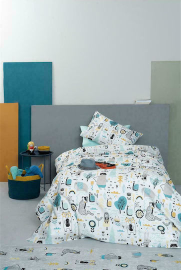 Palamaiki Kinderdecke Einzel My Kingdom MK734 Weiß 160x240cm