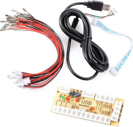 Haitronic Encoder Board for Arcade Game Joystick Controller With Cables (HS0368)