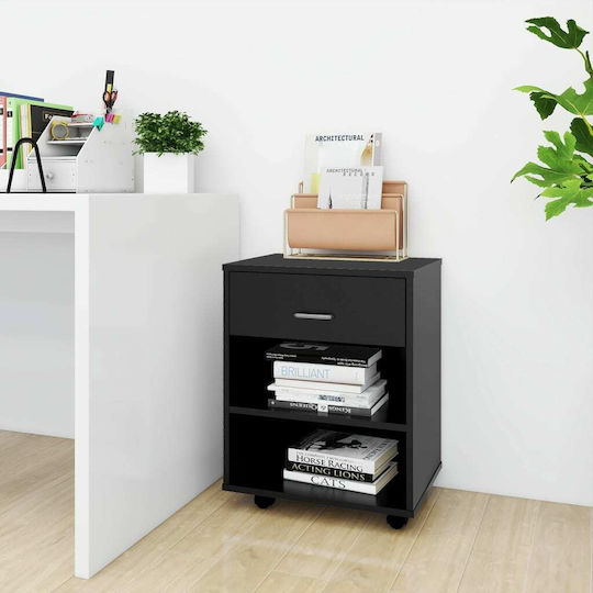 Cabinet de Birou cu Roți & Sertare 46x36x59cm Cabinet de Birou cu Roți & Sertare 46x36x59cm