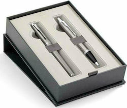 Parker I.M Σετ Στυλό Rollerball από Ατσάλι Ασημ...