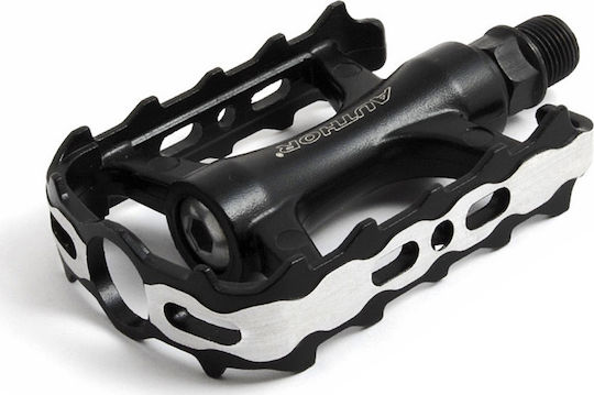 Author APD-427-ALU Flat Bicycle Pedals Black