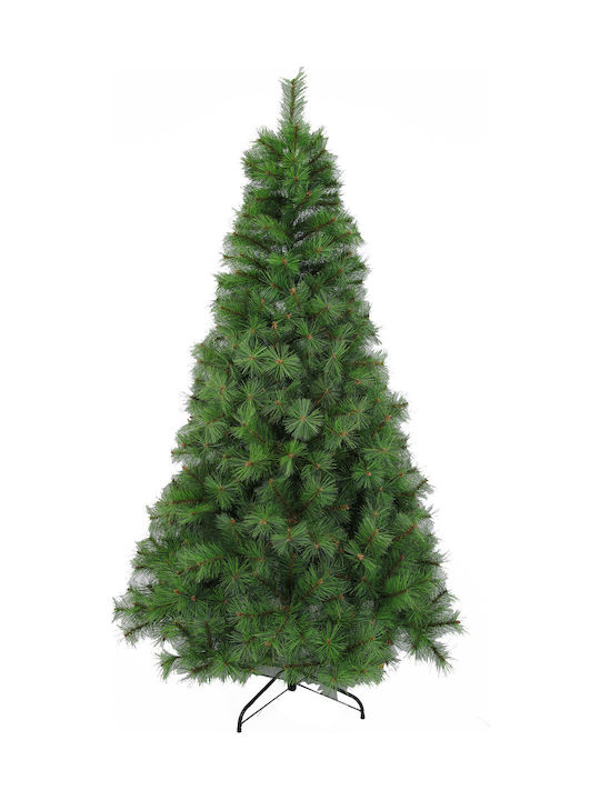 Christmas Green Tree with Metallic Base H210cm