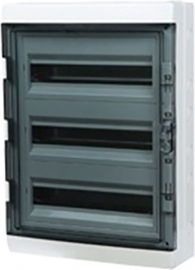 Wall mounted Waterproof 18-Elements Fuse Box with 3 Rows