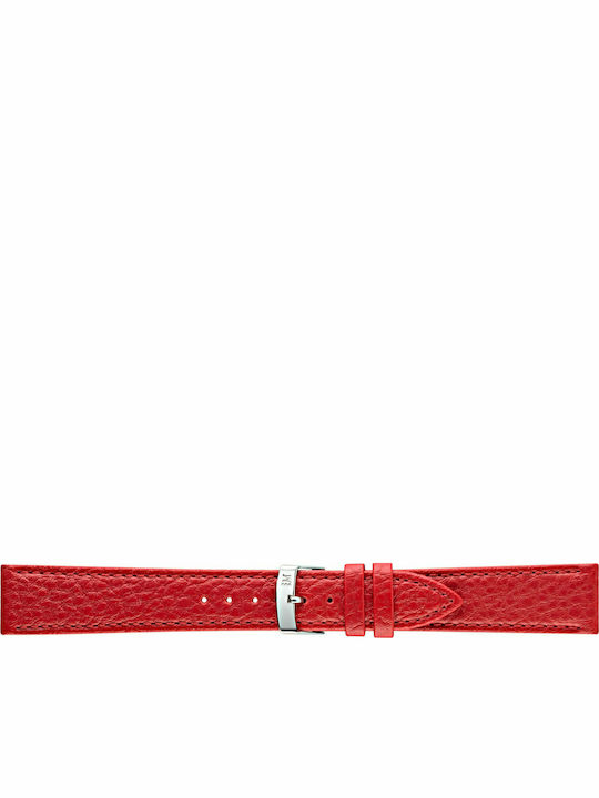Morellato Duster Leather Strap Red 16mm
