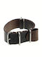 Rios 1931 Luxembourg Leather Strap Nato Brown 20mm