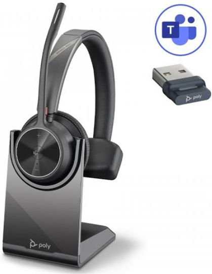 Plantronics Voyager 4310 VOIP Headset UC Wireless Headset with Charge Stand Teams USB-A (218471-02)
