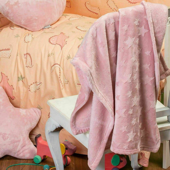 Melinen Fleece Blanket Starito Pink 160x220cm