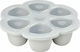 Beaba Gray Multiportii Silicone Container For 0+ Months
