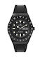 Timex Reissue Ανδρικό Ρολόι 38mm Μπαταρίας με Μαύρο Μεταλλικό Μπρασελέ