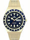 Timex Reissue Ανδρικό Ρολόι 38mm Μπαταρίας με Χρυσό Μεταλλικό Μπρασελέ