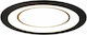 Trio Lighting Core Round Plastic Recessed Spot with Integrated LED and Warm White Light Black 14.8x14.8cm. 1pcs