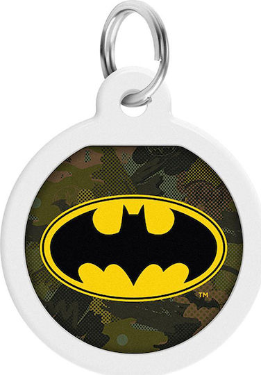 WauDog Batman Ταυτότητα Σκύλου Smart ID Πράσινη Μεταλλική 2.5cm