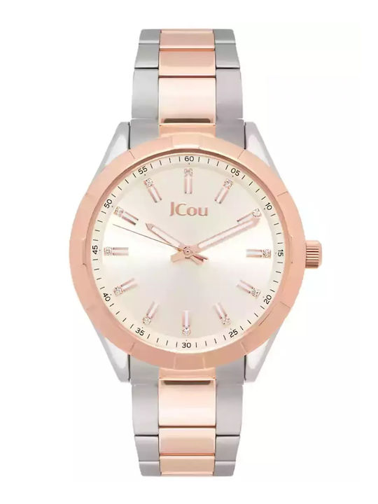 Jcou Oceanis Damen Uhr mit Metallarmband