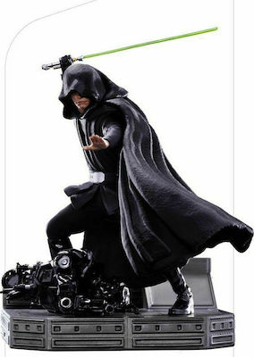 Iron Studios Krieg der Sterne Der Mandalorianer: Luke Skywalker Kampffassung Figur Höhe 24cm im Maßstab von 1:10