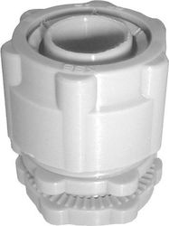 Adeleq Electrical Conduit Connector with Diameter 34mm made of Plastic 1-634