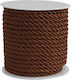 Marhome Laces Satin Round Brown 7mm x 20m Set of 100pcs 11-00-50128