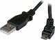 StarTech Regular USB 2.0 to micro USB Cable Μαύρο 1m (USBAUB1MU)