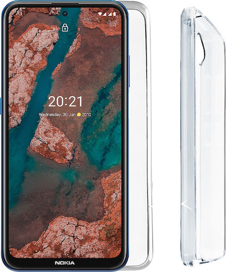 Volte-Tel Slimcolor Air Задна корица Силикон Прозрачен (Nokia X20 5G)