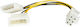 StarTech 4-Pin Molex - 6-Pin PCIe Cable 0.15m Πολύχρωμο LP4PCIEXADAP