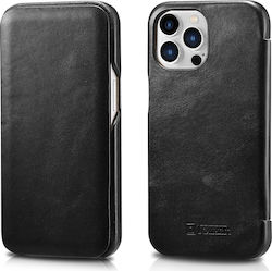 iCarer Curved Edge Vintage Μαύρη (iPhone 13 Pro)
