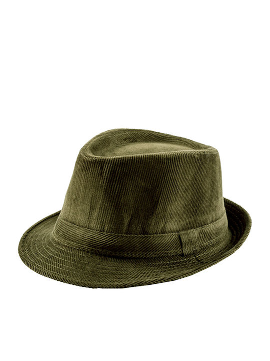Brims and Trims Men's Fedora Khaki