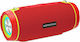 Hopestar H45 Party Ηχείο Bluetooth 10W με Ραδιόφωνο και Διάρκεια Μπαταρίας έως 4 ώρες Κόκκινο
