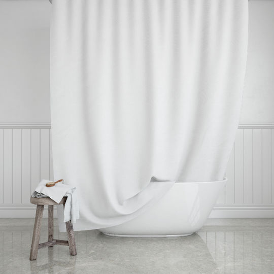 Duschvorhang Wasserabweisende Polyester 180x200cm Weiße Duschvorhang Wasserabweisende Polyester 180x200cm Weiße