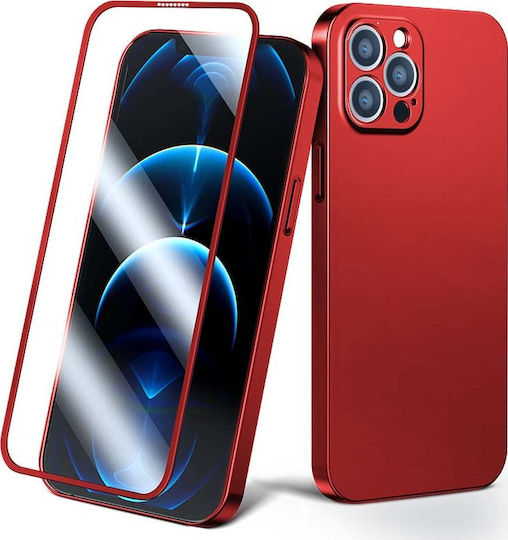 Joyroom 360 Full Cover Πλαστικό 0.76mm Κόκκινο (iPhone 13 Pro Max)