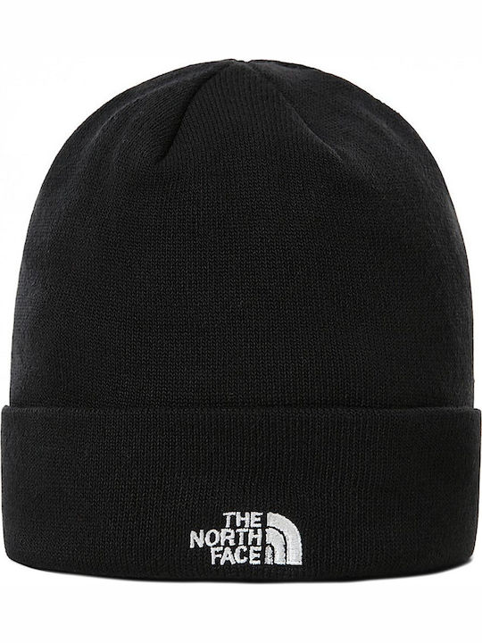 Norm Shallow Beanie Ανδρικός Σκούφος με Rib Πλέξη σε Μαύρο χρώμα