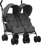 vidaXL Umbrella Stroller Suitable from 6+ Months Charcoal 14.4kg 10236