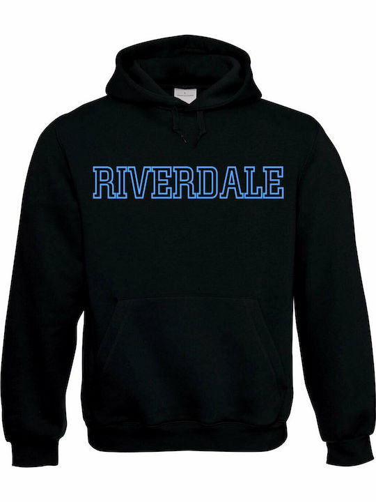 Φούτερ με Κουκούλα Riverdale Μαύρο