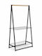 Brabantia Cuier de podea Neagră 99.5x57x190cm