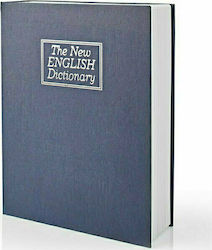 Βιβλίο Χρηματοκιβώτιο Με Κλειδαριά The New English Dictionary Μπλε 18x11.5x5.5cm