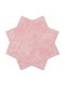 Nattiot Little Stella Kinder Teppich Rose Rund mit Durchmesser 90cm