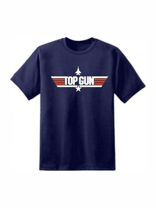 Timecity Top Gun Logo T-shirt σε Μπλε χρώμα Timecity Top Gun Logo T-shirt σε Μπλε χρώμα