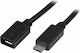 StarTech USB 2.0 Cable micro USB-B male - micro USB-B female Μαύρο 0.5m (USBUBEXT50CM)
