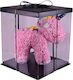 Einhorn aus Künstlichen Rosen Pink 38cm in Box 1Stück