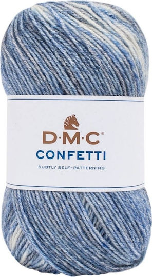 DMC Confetti Συνθετικό 555 Μπλε 355m 355gr